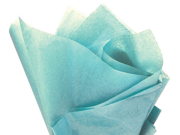 Aqua Solid Tissue 20"x30"