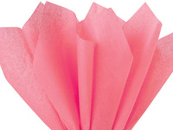 Coral Rose Solid Tissue 20"x30"