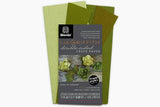 Lia Griffith Extra Fine Crepe Paper - Double Sided 2 Count - Green Tea & Cypress + Fern & Moss