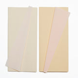 Lia Griffith Extra Fine Crepe Paper - Double Sided 2 Count - Blush Chiffon + Petal & Peach
