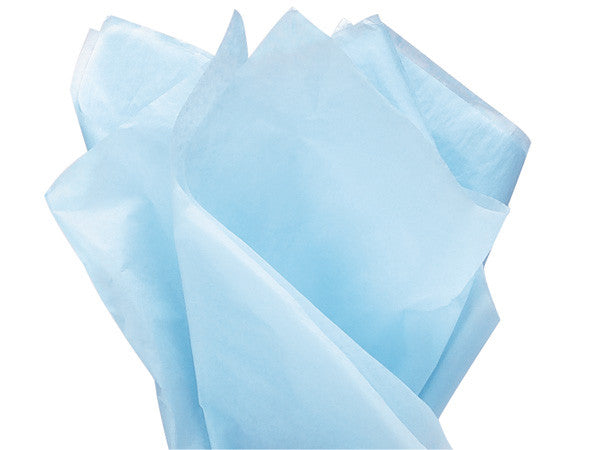 Light Blue Solid Tissue 20" X 30"