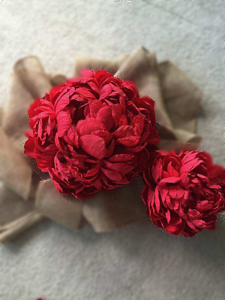 GIANT VALENTINES DAY PEONY - A DIY TUTORIAL BY ROYA'S CREATIONS