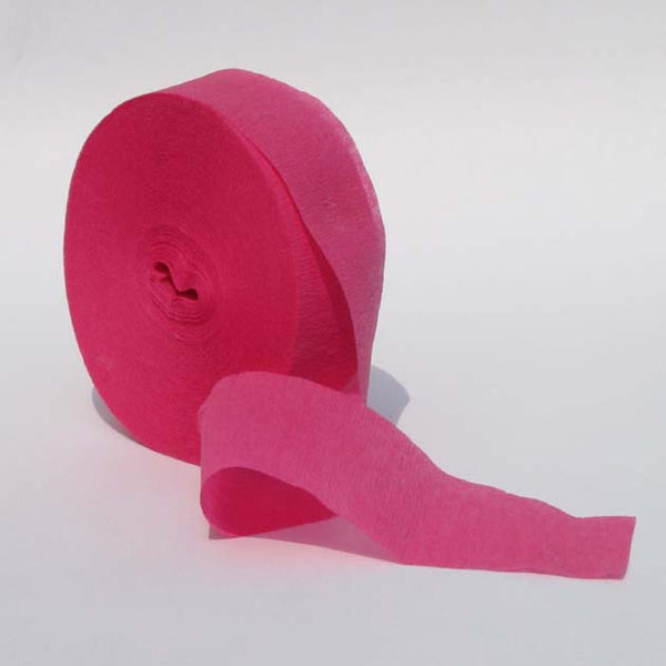 Bombay Pink Crepe Paper Streamers 150' Long