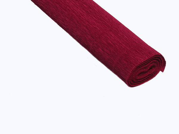 Premium Italian Crepe Paper Roll Heavy-Weight 180 Gram - 586 Red Velvet