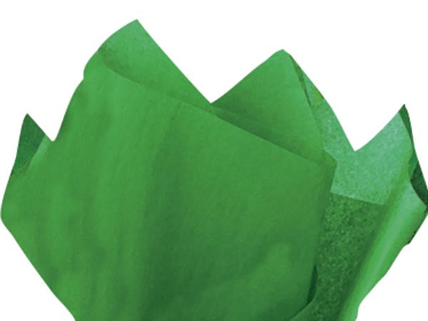 Dark Green Solid Tissue Paper 20X30