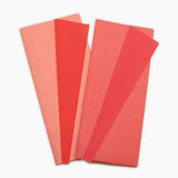 Lia Griffith Extra Fine Crepe Paper - Double Sided 2 Count - Strawberry & Tulip Pink + Flamingo & Peony Pink