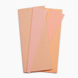 Lia Griffith Extra Fine Crepe Paper - Double Sided 2 Count - Honey Suckle & Coral + Apricot & Light Rose
