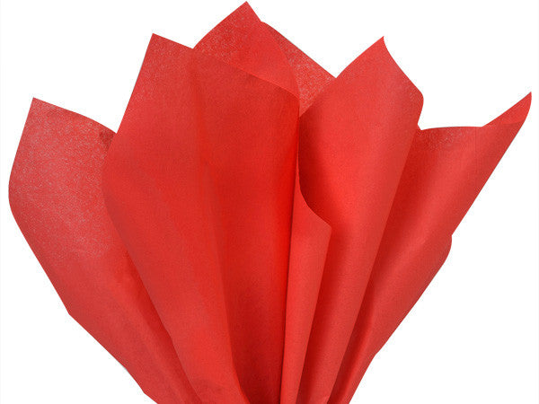 Light Scarlet Solid Tissue Paper 20X30