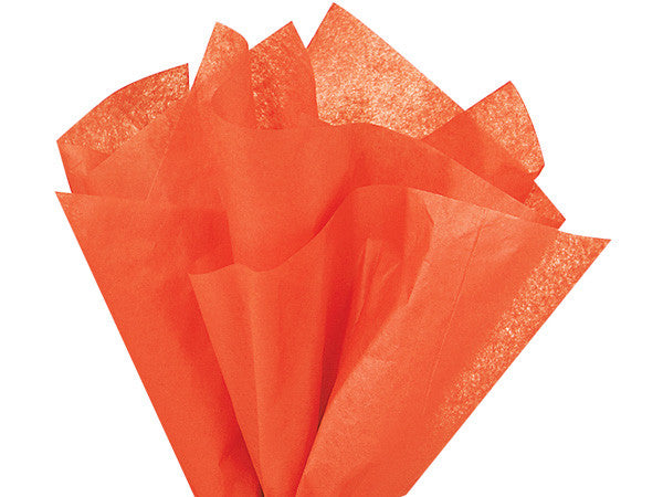 Orange Solid Tissue 20" X 30"