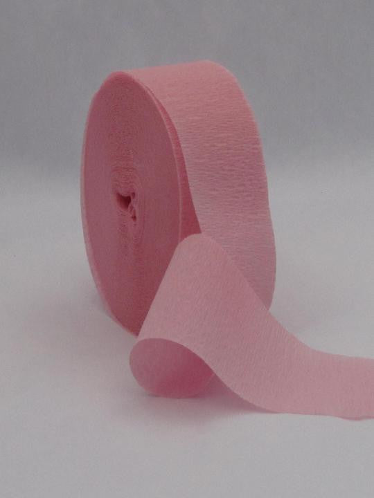 Pink Crepe Paper Streamers 81' Long