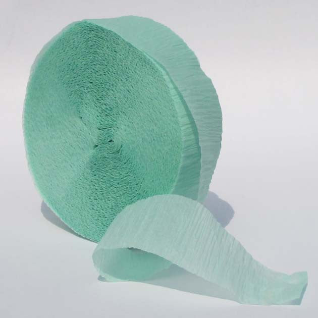Sea Foam Green Crepe Paper Streamers 150' Long – Crepe Paper Store