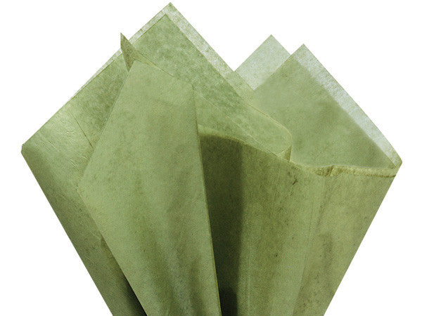 Solid Tissue Paper Tapestry Green