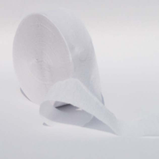 White Crepe Paper Streamer 150' Long